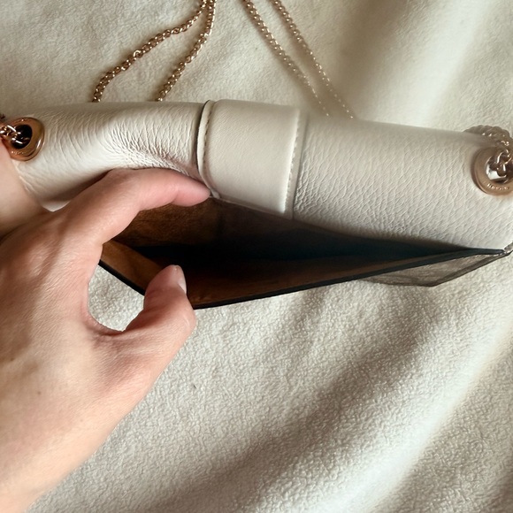 Coach Cream and Tan Crossbody Bag - Picture 5 of 6